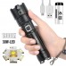 AerdrFei Super Bright LED Flashlight USB Rechargeable Torch Light With 30W LED Can Illuminate 1500 Meters Tactical Lantern