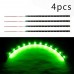 AerdrFei  4pcs Green Motorcycle Light Strip 12V 30cm 15SMD LED Motorcycle Waterproof Flexible Strip Lamp High Quality For 